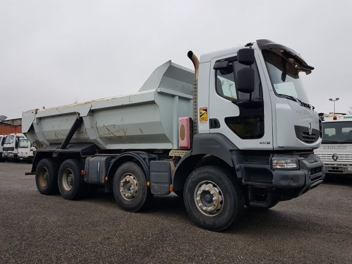 Trucks Renault Kerax Back Dump/Tipper body 460dxi.32 8x4 ENROCHEMENT BLANC - 6
