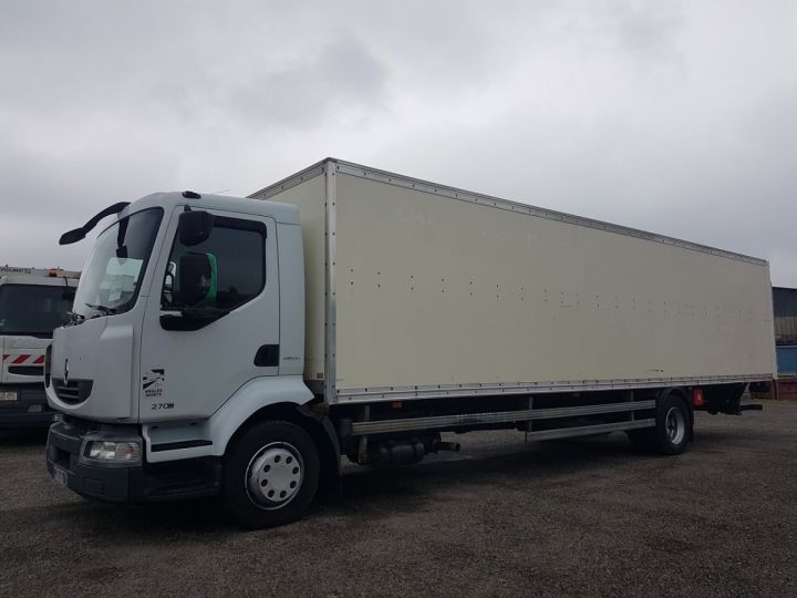 Trucks Renault Midlum Box body + Lifting Tailboard 270dxi.12 euro 5 - FOURGON 9m30 BLANC - 1
