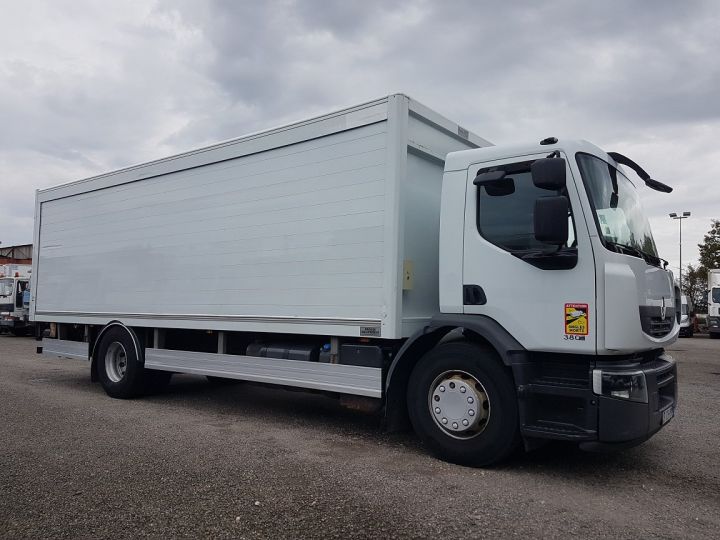 Trucks Renault Premium Box body + Lifting Tailboard 380dxi.19 BRASSEUR - 141000 kms BLANC - 4