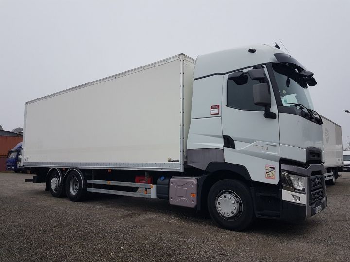 Trucks Renault T Box body + Lifting Tailboard HIGH 440 6x2 - FOURGON 8m50 + Hayon BLANC - 4