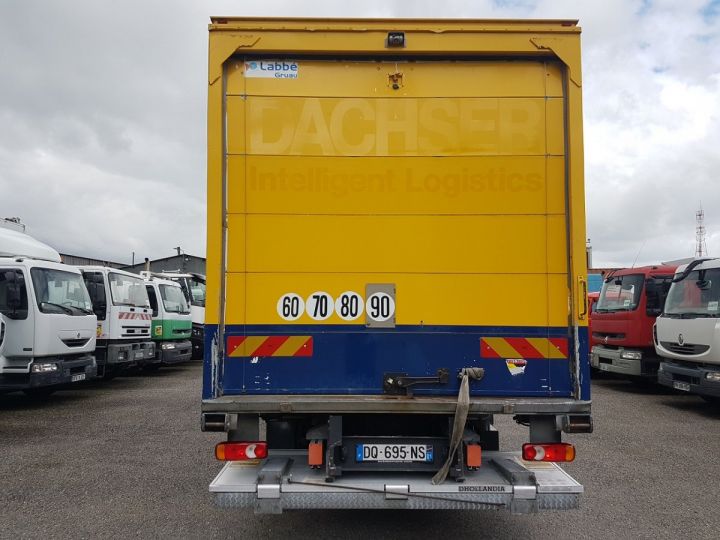 Trucks Renault D Box body + Lifting Tailboard NARROW 14.210dti euro 6 BLEU - JAUNE - 6