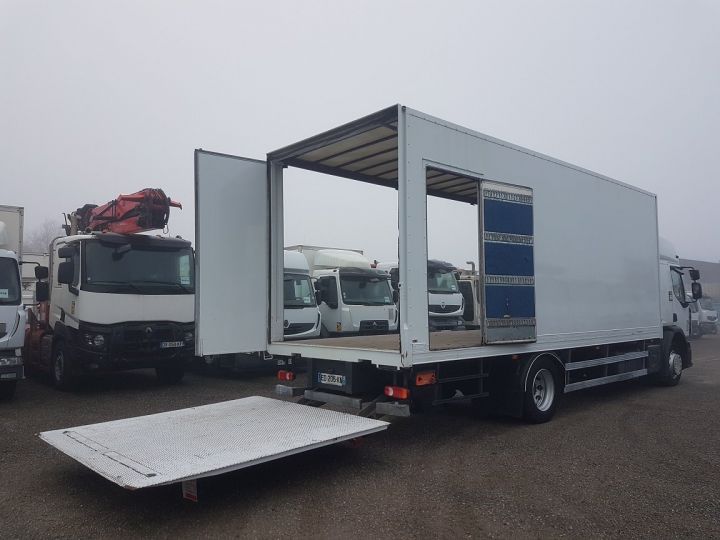 Trucks Renault D Box body + Lifting Tailboard WIDE 16.280dti COMFORT - Hayon 3000 kg BLANC - 4