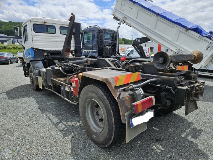 Trucks Man F2000 Hookloader Ampliroll body 19.314 POLYBENNE 19T  BLANC  - 4