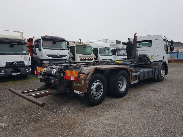 Trucks Renault Premium Hookloader Ampliroll body 370dxi.26 6x2 S HYVALIFT BLANC - 2