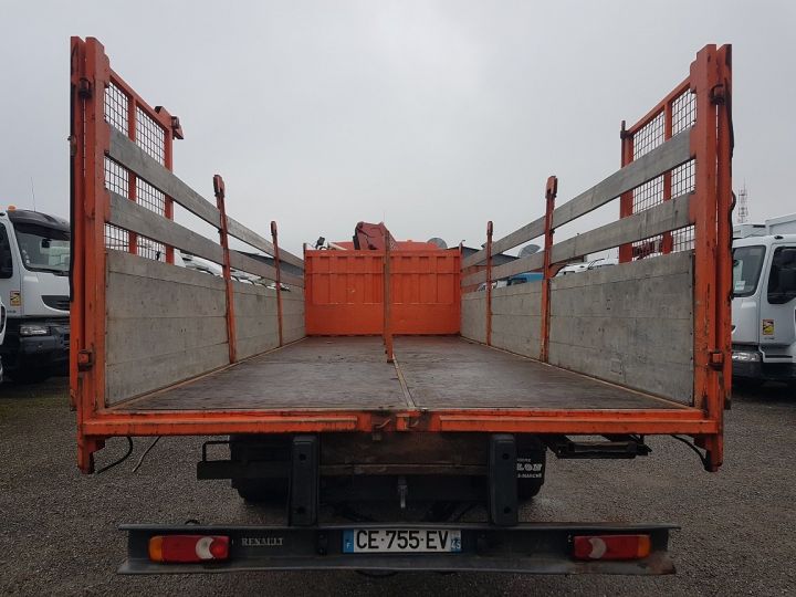 Trucks Renault Midlum Platform body + crane 220dxi.16 + FASSI F80 - B.V. à réviser ORANGE - 9