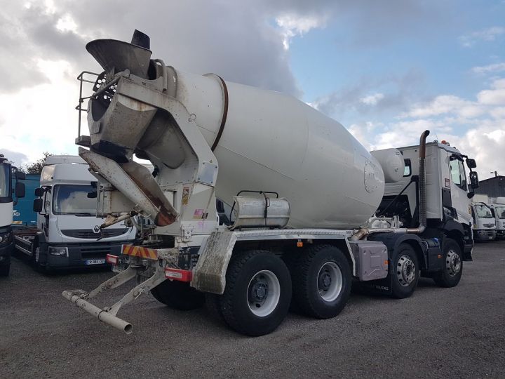 Trucks Renault C Truck mixer body 430 8x4 STETTER 9m3 BLANC - 2