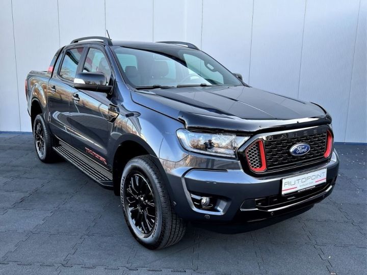 Utilitaire léger Ford Ranger 4 x 4 Ford Ranger BiTurbo 4x4 THUNDER °GARANTIE 12.2025° edition limitée  gris - 1