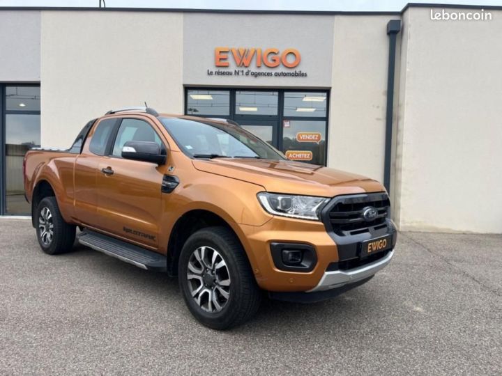 Utilitaire léger Ford Ranger 4 x 4 SUPER CABINE 2.0 TDCI 215CH WILDTRACK 4X4 BVA Orange - 1