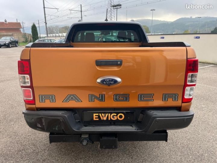 Utilitaire léger Ford Ranger 4 x 4 SUPER CABINE 2.0 TDCI 215CH WILDTRACK 4X4 BVA Orange - 7