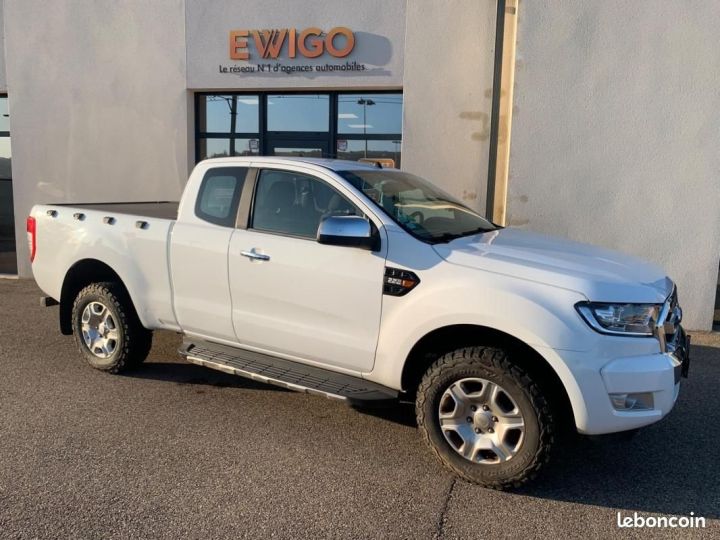 Utilitaire léger Ford Ranger 4 x 4 SUPER CABINE 2.2 TDCI 160CH XLT 4X4 Blanc - 3