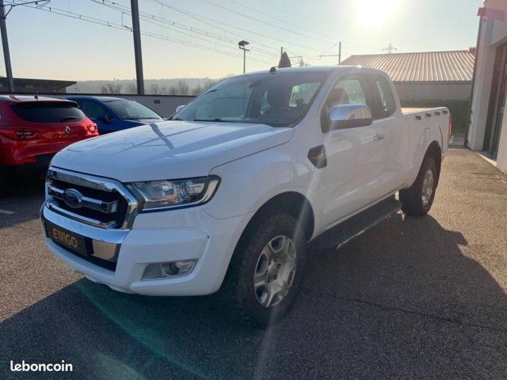 Utilitaire léger Ford Ranger 4 x 4 SUPER CABINE 2.2 TDCI 160CH XLT 4X4 Blanc - 6