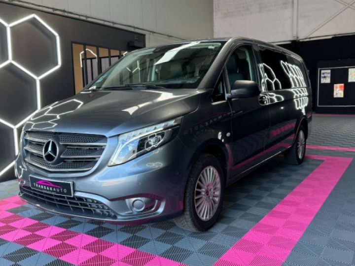 Utilitaire léger Mercedes Vito 4 x 4 MIXTO PRO TVA 4x4 190 ch 5 places 119 CDi LONG BVA AWD ATTELAGE CLOISON Gris - 2