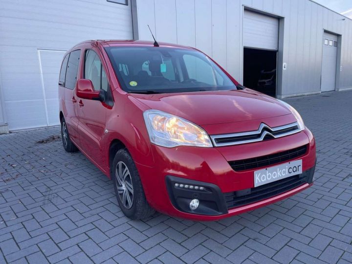 Utilitaire léger Citroen Berlingo Autre 1.6 BlueHDi Feel 7 PLACES -CAMERA -GARANTIE 12 M Rouge Métallisé - 1