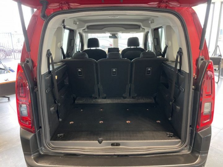 Utilitaire léger Citroen Berlingo Autre 7 PLACES / A PARTIR DE 222,99/MOIS /M BLUEHDI 100CH FEEL Rouge Ardent - 13