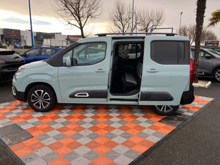 Utilitaire léger Citroen Berlingo Autre BlueHDi 100 BV6 FEEL GPS JA 16 Vert Clair - 3