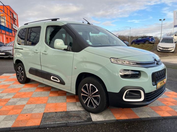 Utilitaire léger Citroen Berlingo Autre BlueHDi 100 BV6 FEEL GPS JA 16 Vert Clair - 6