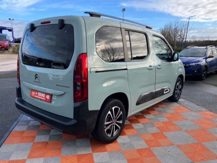 Utilitaire léger Citroen Berlingo Autre BlueHDi 100 BV6 FEEL GPS JA 16 Vert Clair - 7