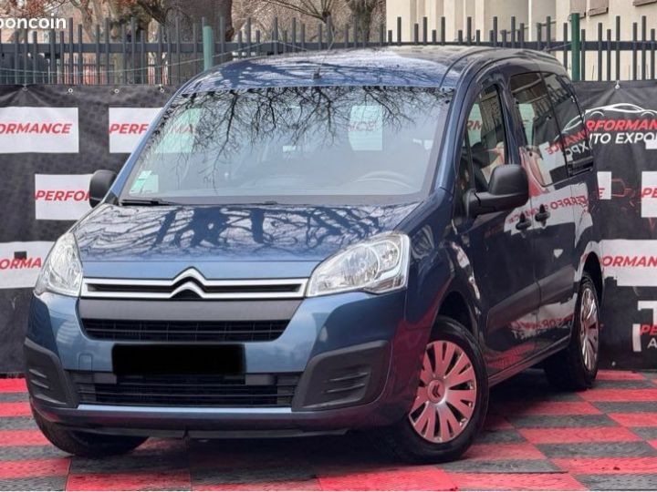 Utilitaire léger Citroen Berlingo Autre Citroën 1.6 BlueHDi Phase 2 année 01-2018 127.000KM Certifié Garantie 3 Mois a 8490 euro Bleu - 1