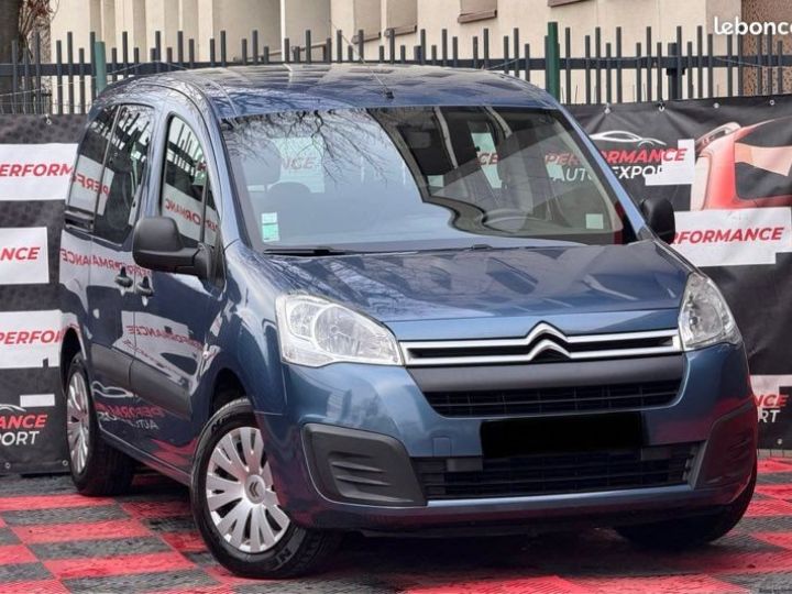 Utilitaire léger Citroen Berlingo Autre Citroën 1.6 BlueHDi Phase 2 année 01-2018 127.000KM Certifié Garantie 3 Mois a 8490 euro Bleu - 2