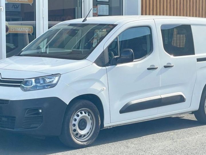 Utilitaire léger Citroen Berlingo Autre Citroën COMBI 1.5 BLUEHDI 100 XL L2 FEEL ATTELAGE APPLE CARPLAY RADAR AR Blanc - 3