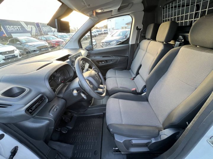 Utilitaire léger Citroen Berlingo Autre Citroën M 1.6 BlueHDi 75cv Clim GPS Caméra TVA20% 11,250 H.T BLANC - 18