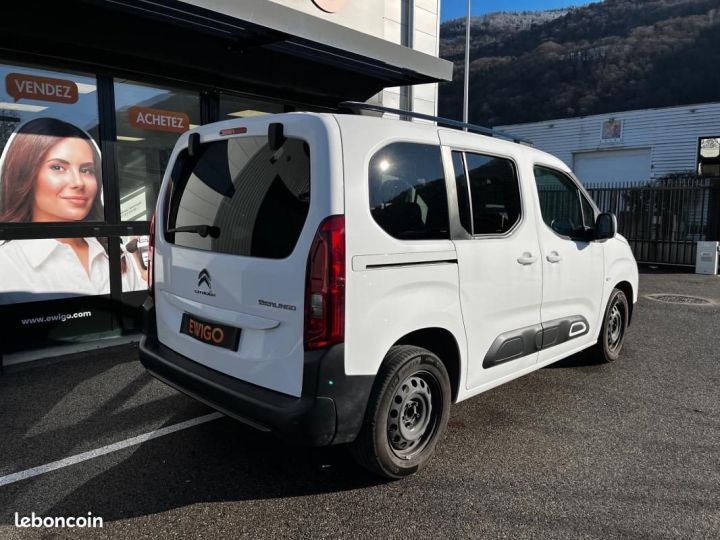 Utilitaire léger Citroen Berlingo Autre Citroën MULTISPACE 1.5 BLUEHDI 100CH SHINE APPLE CARPLAY + CAMERA DE RECUL GRIP CONTRO... Blanc - 3