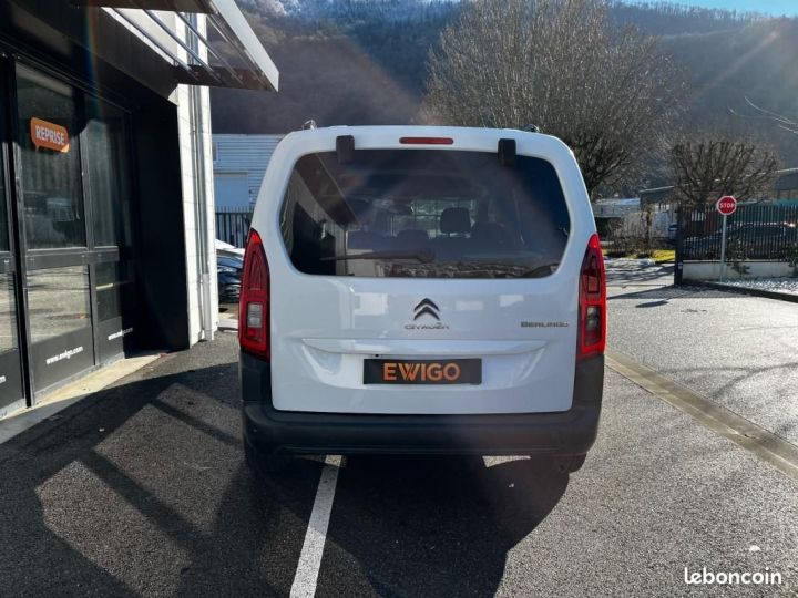 Utilitaire léger Citroen Berlingo Autre Citroën MULTISPACE 1.5 BLUEHDI 100CH SHINE APPLE CARPLAY + CAMERA DE RECUL GRIP CONTRO... Blanc - 4