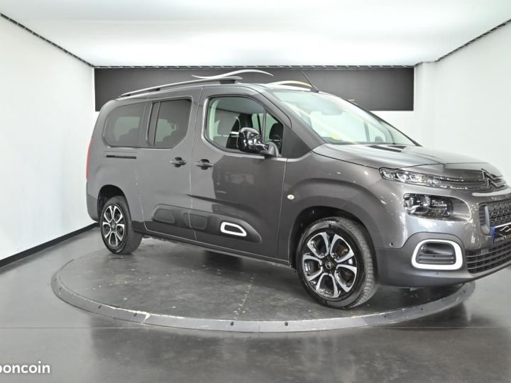 Utilitaire léger Citroen Berlingo Autre Citroën Taille XL 7pl BlueHDi 130 S&S BVM6 Shine Gris - 6