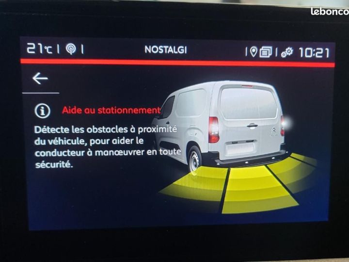 Utilitaire léger Citroen Berlingo Autre Citroën VU FOURGON 1.2 PURETECH 130ch DRIVER EAT8 13200 TTC Blanc - 17