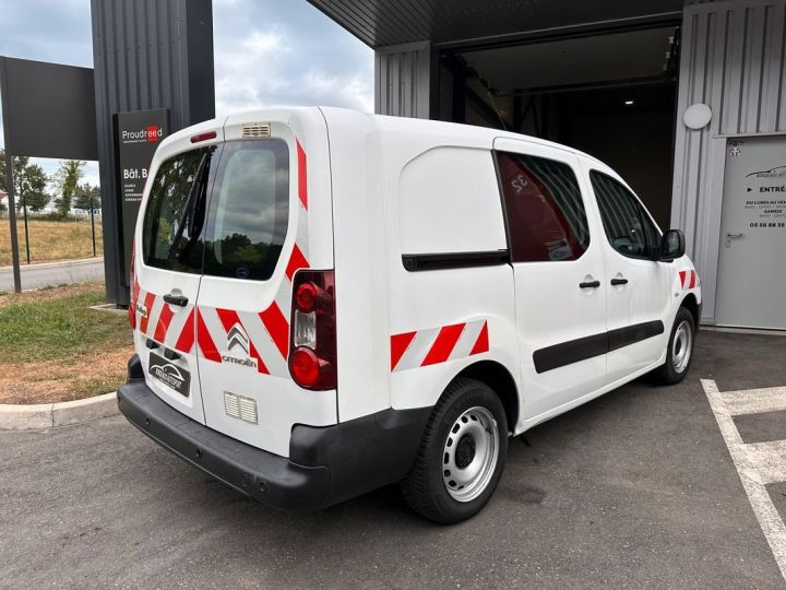 Utilitaire léger Citroen Berlingo Autre Citroën XL 1.6 BlueHDi 100ch Confort Cabine Approfondie 5 Places TVA RECUPERABLE 1ère main Climatisation Radar de recul Régulateur Antibrouillards AV  Blanc - 3