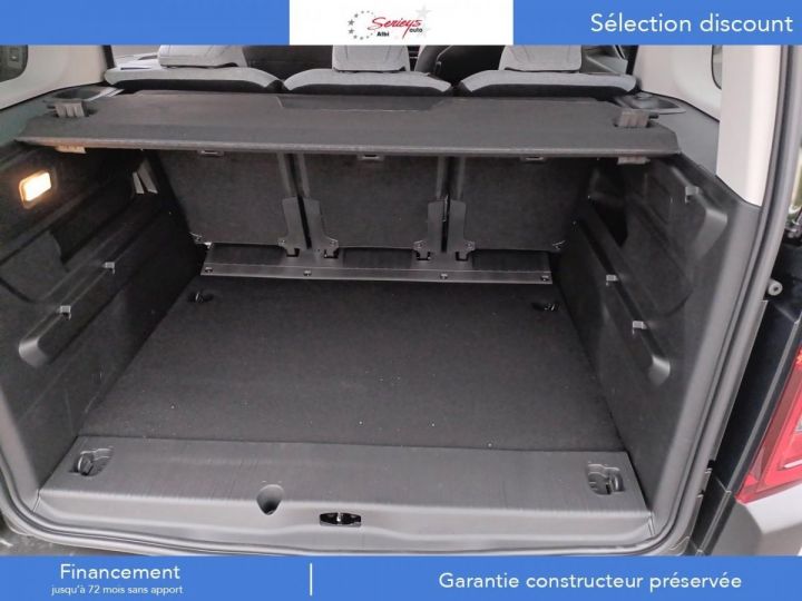 Utilitaire léger Citroen Berlingo Autre MAX BlueHDi 130 BVM6 PK XTR+PK TECHNO+JA17 GRIS ARTENSE METAL - 41