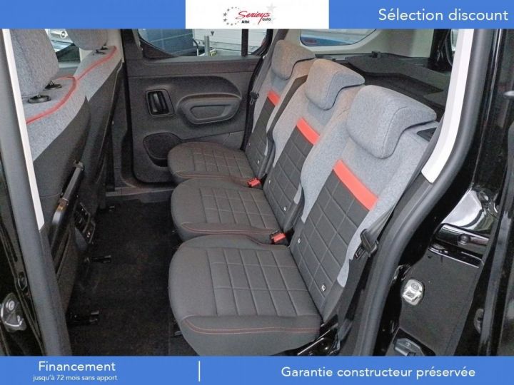 Utilitaire léger Citroen Berlingo Autre MAX STD BHDI 130 BVM6 PK XTR+PK TECHNO+JA17 NOIR PERLA METAL - 5