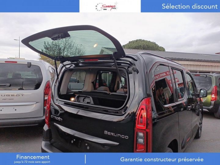 Utilitaire léger Citroen Berlingo Autre MAX XTR BHDI 130 BVM6 PK TECHNO+JA17 NOIR PERLA METAL - 10