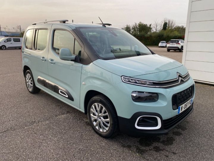 Utilitaire léger Citroen Berlingo Autre Taille M 1.5 BlueHDi 130 Feel Vert Clair - 1