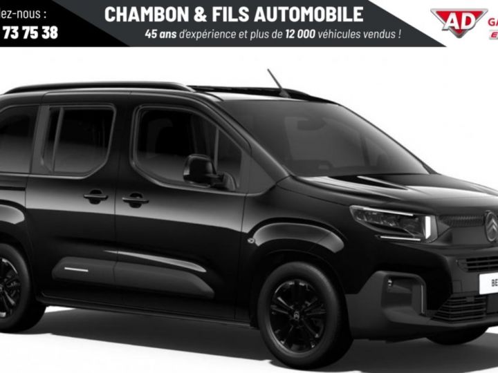 Utilitaire léger Citroen Berlingo Autre Taille M BlueHDi 130 S&S EAT8 Max N1 Noir - 1