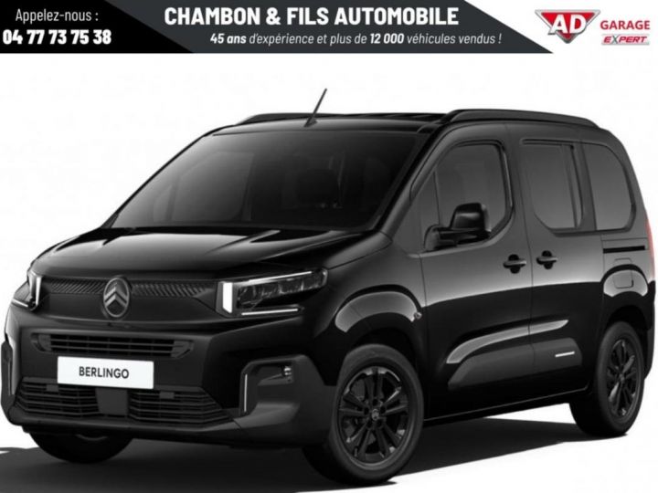 Utilitaire léger Citroen Berlingo Autre Taille M BlueHDi 130 S&S EAT8 Max N1 Noir - 2