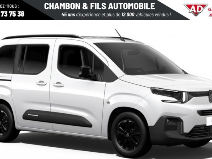 Utilitaire léger Citroen Berlingo Autre Taille M BlueHDi 130 S&S EAT8 Max N1 Blanc - 1