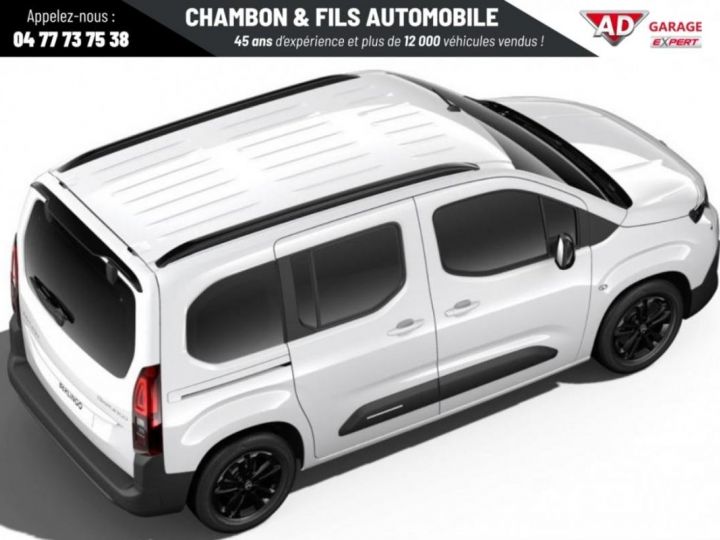 Utilitaire léger Citroen Berlingo Autre Taille M BlueHDi 130 S&S EAT8 Max N1 Blanc - 3