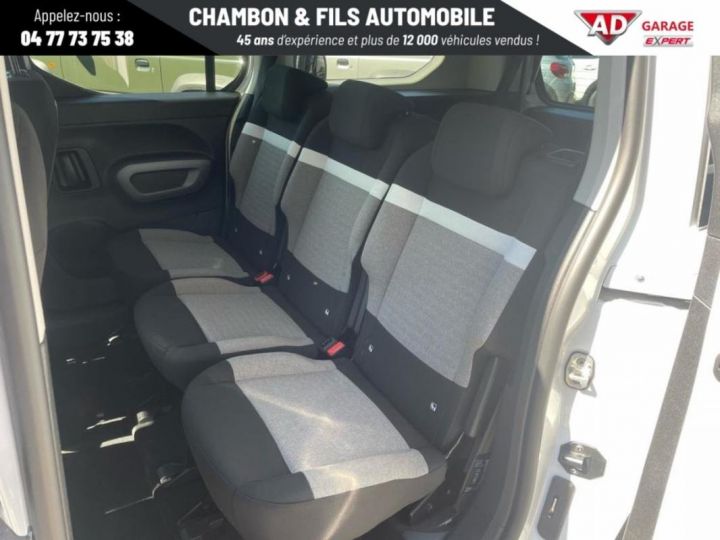 Utilitaire léger Citroen Berlingo Autre Taille XL BlueHDi 130 S&S EAT8 Max 7 places Blanc - 9