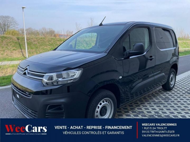 Utilitaire léger Citroen Berlingo Autre Van M BlueHDI 100cv-Radars de recul-Carplay-Garantie Constructeur Noir - 1