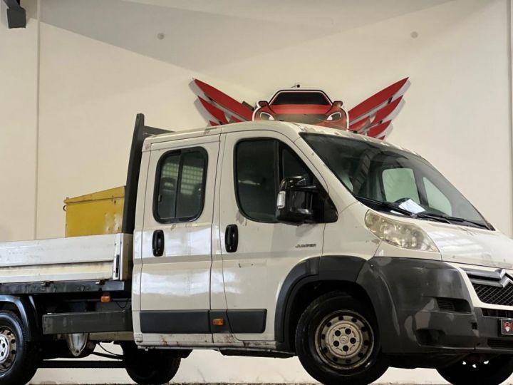 Utilitaire léger Citroen Jumper Autre 2.2 HDI 120CH DOUBLE CABINE L3  Blanc Métallisé - 1