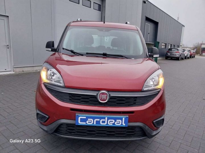 Utilitaire léger Fiat Doblo Autre 1.4 T-Jet -AIRCO-GPS-BLUETOOTH-GARANTIE.12.MOIS- Rouge Métallisé - 2