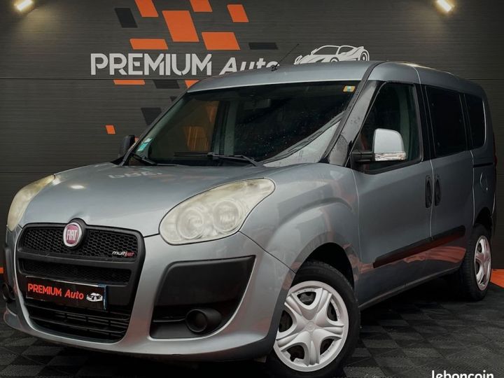 Utilitaire léger Fiat Doblo Autre 1.6 D Multijet 105 Cv Confort 7 places Climatisation Automatique Portes Coulissantes Ct Ok 2026 Gris - 1