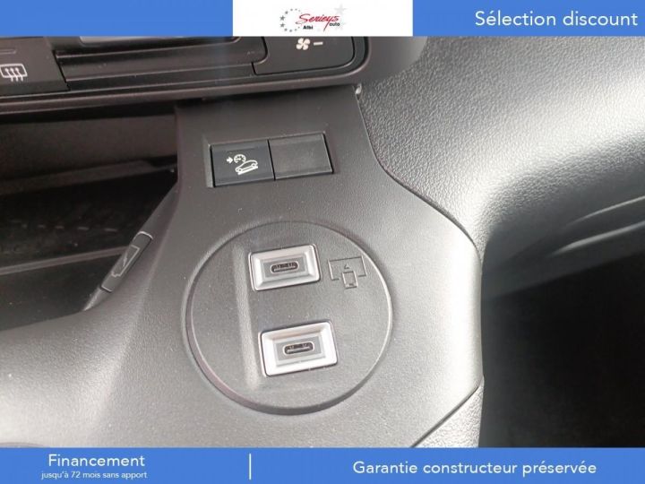 Utilitaire léger Fiat Doblo Autre BlueHDi 130 BVM6 PK TECH+PK CONFORT BLANC - 32