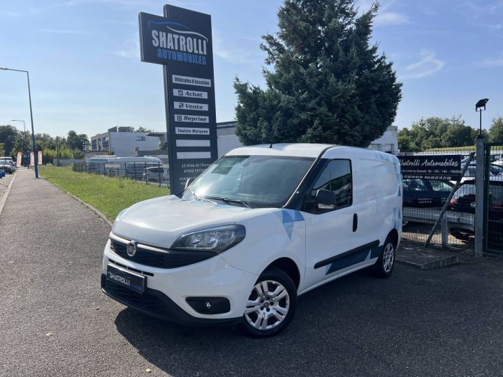 Utilitaire léger Fiat Doblo Autre II 1.6 BlueHDi 75ch 3Places Clim Régulateur 10750€ H.T. TVA20% BLANC - 1