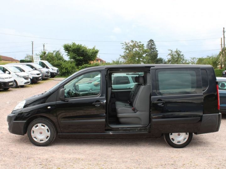 Utilitaire léger Fiat Scudo Autre III 2L JTD 128 CV CABINE APPROFONDIE GPS 6 PLACES CLIM RADAR BLUETOOTH RÉGULATEUR Noir Perla - 6