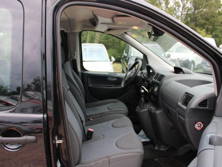 Utilitaire léger Fiat Scudo Autre III 2L JTD 128 CV CABINE APPROFONDIE GPS 6 PLACES CLIM RADAR BLUETOOTH RÉGULATEUR Noir Perla - 10