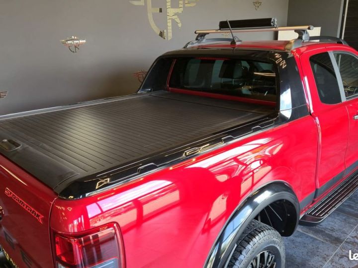 Utilitaire léger Ford Ranger Autre 2.0 TDCi BI-TURBO 213 ch Double Cabine STORMTRAK BVA10 BODY KIT RAPTOR ACC CUIR GPS ANGLE MORT FULL LED KEYLESS GO Rouge - 10