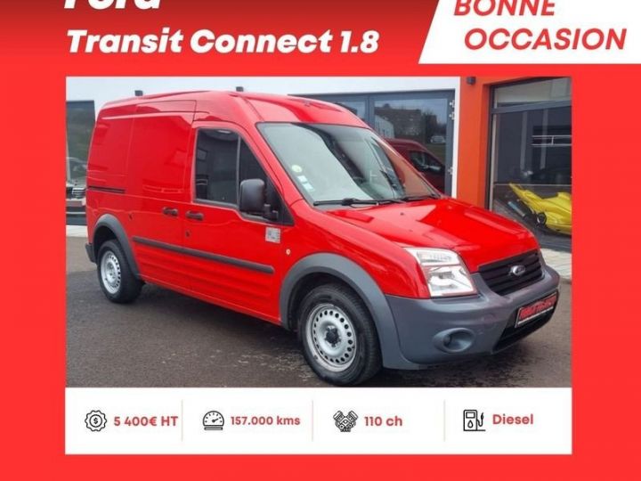 Utilitaire léger Ford Transit Autre Connect Grand Phase 2 1.8 TDCi 110ch Rouge - 1