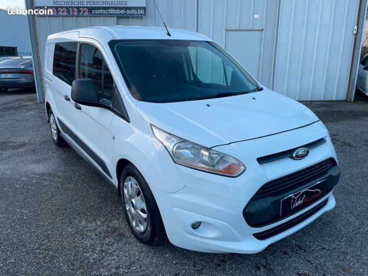 Utilitaire léger Ford Transit Autre Connect II L2 1.6 95 CV 1° main rallongé 77700 km Hayon Clim Radar Attelage TVA Récup Garantie 6 mois Blanc - 3